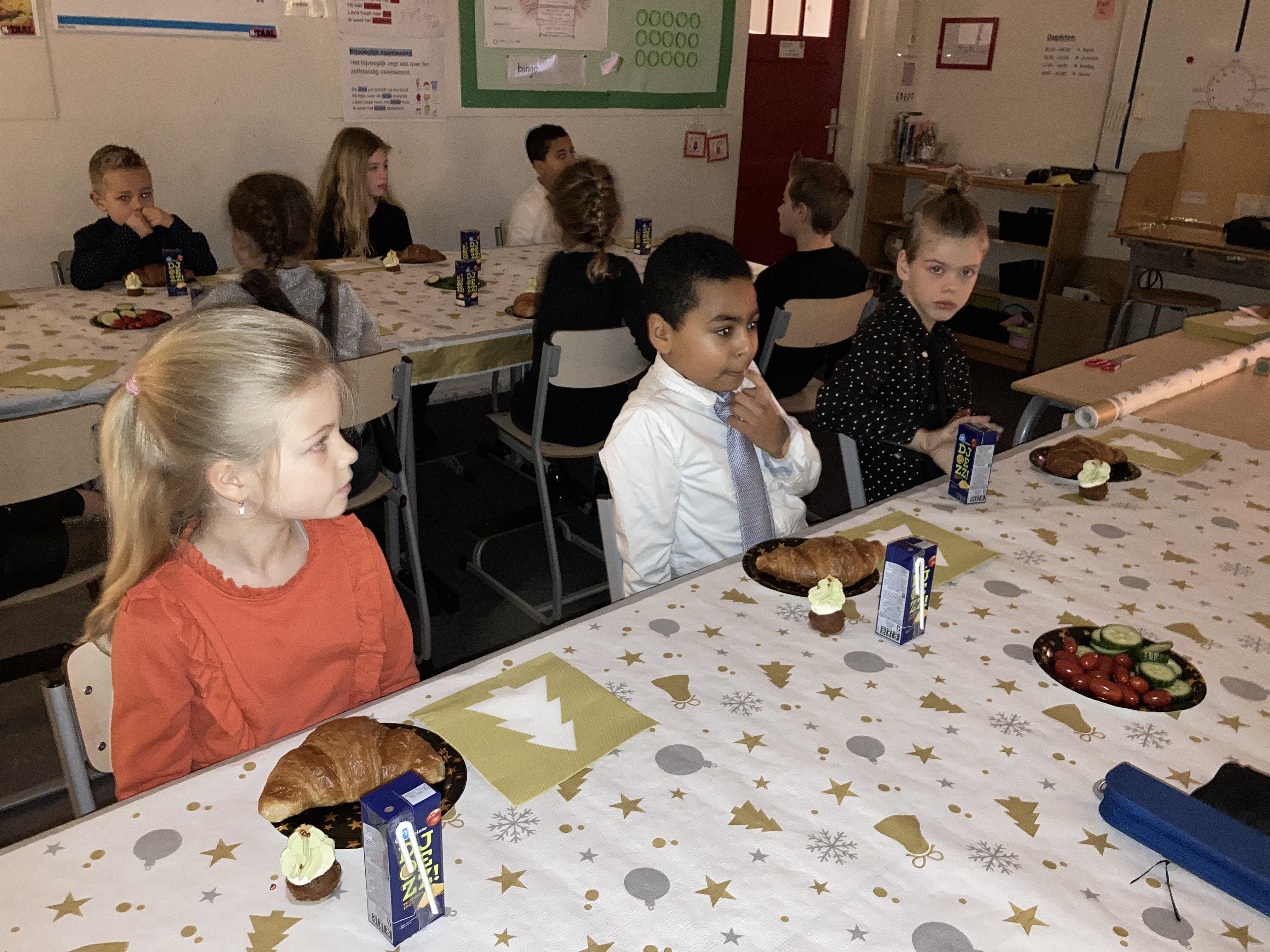 Kerstontbijt in groep 4-5