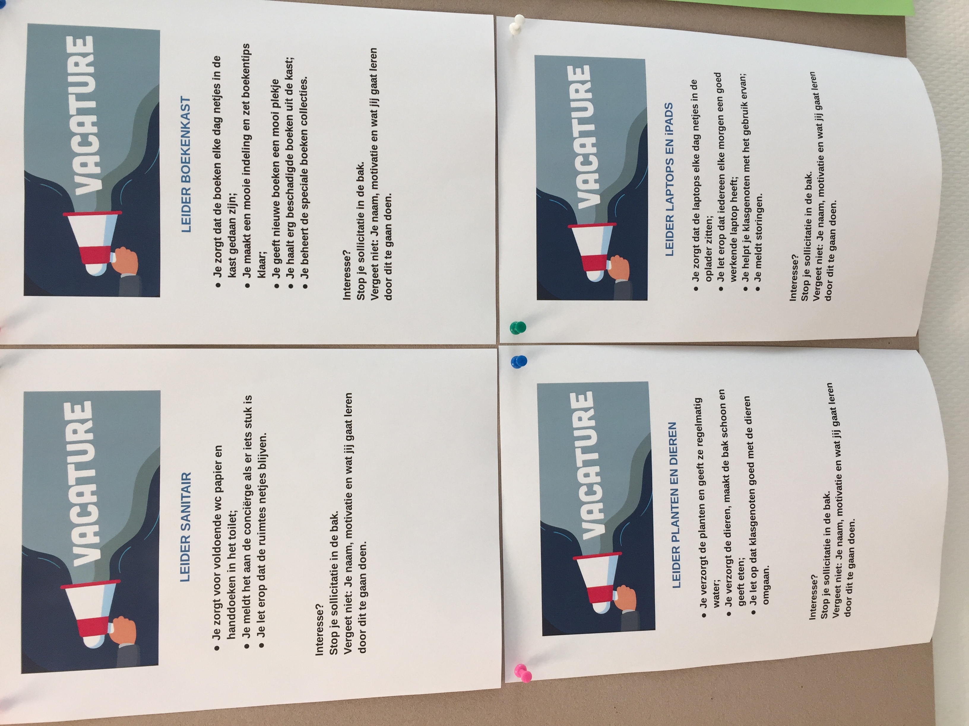 Groep 8 Leiderschapsrollen